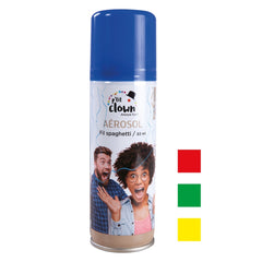 Serpentin de Fil Fou / Bombe de Fils Colorés / Spray Fils Spaghettis / La Maison Du Déguisement