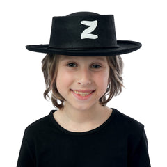 Chapeau de Bandit Noir pour Enfants | Accessoire Idéal pour Costumes et Fêtes | La Maison du Déguisement