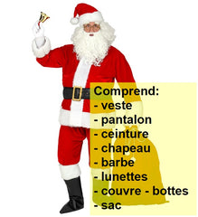 Déguisement De Père Noël Professionnel Adulte / Costume Santa claus Américain Professionnel Homme / La Maison Du déguisement