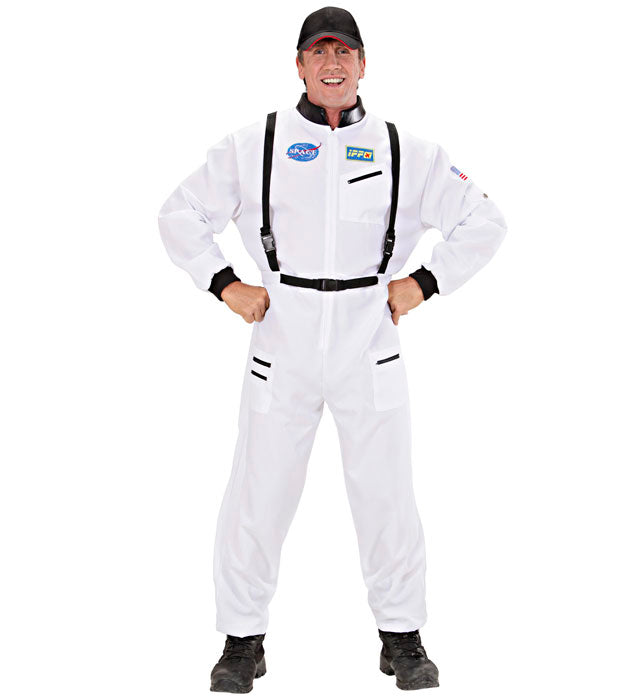Location Déguisement Astronaute Blanc Adulte / Location Costume Cosmonaute Blanc Homme / La Maison Du Déguisement