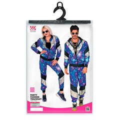 Déguisement Jogging Disco Année 80s Imprimé Galaxie / Costume survêtement Année 80 Disco / La Maison Du déguisement