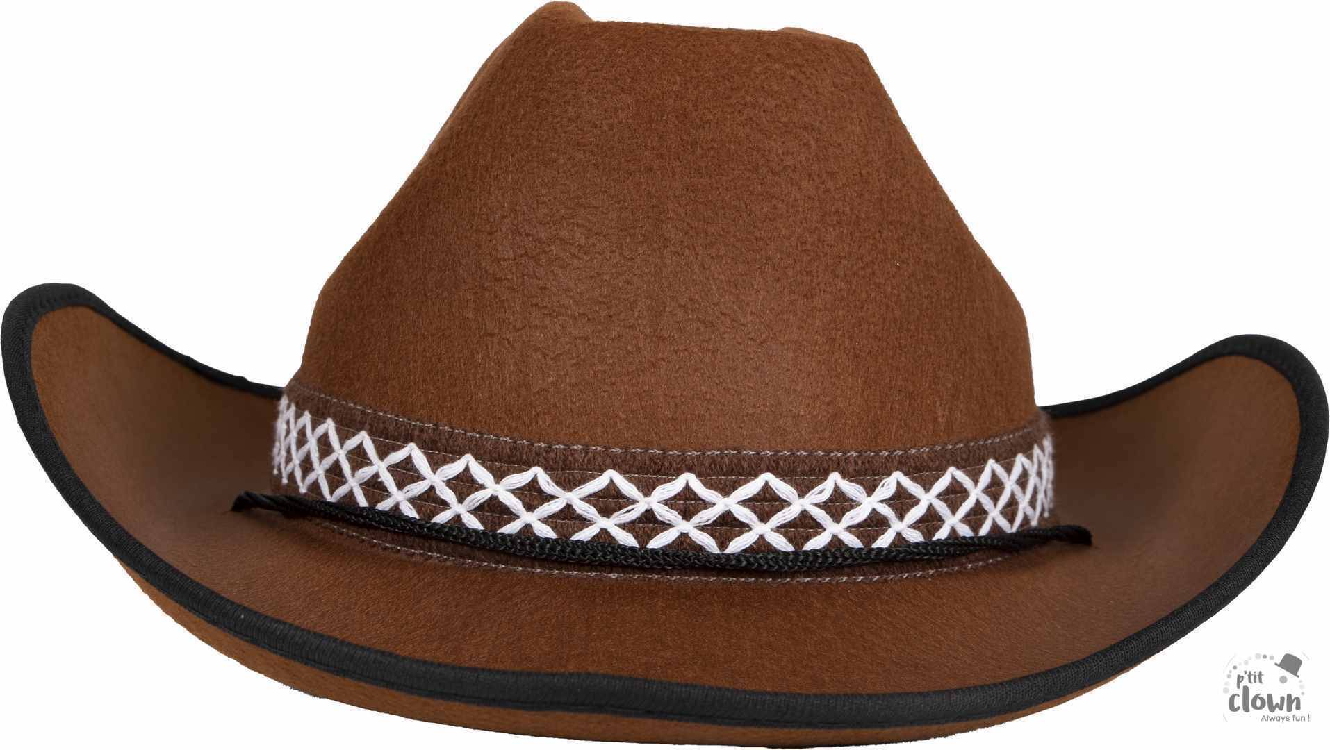 Chapeau Cowboy Marron Adulte | Costume cowboy accessoires | La Maison du Déguisement