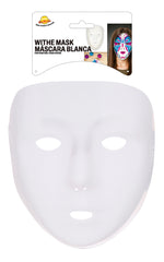 Masque Blanc à Décorer Pvc / Masque De Théâtre Blanc / La Maison Du Déguisement