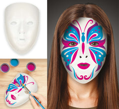 Masque Blanc à Décorer Pvc / Masque De Théâtre Blanc / La Maison Du Déguisement