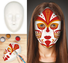 Masque Blanc à Décorer Pvc BM / Masque De Théâtre Blanc BM / La Maison Du Déguisement