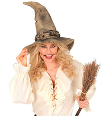 Chapeau Sorcière Marron Adulte / Chapeau Magique / Chapeau épouvantail Adulte / La Maison Du Déguisement
