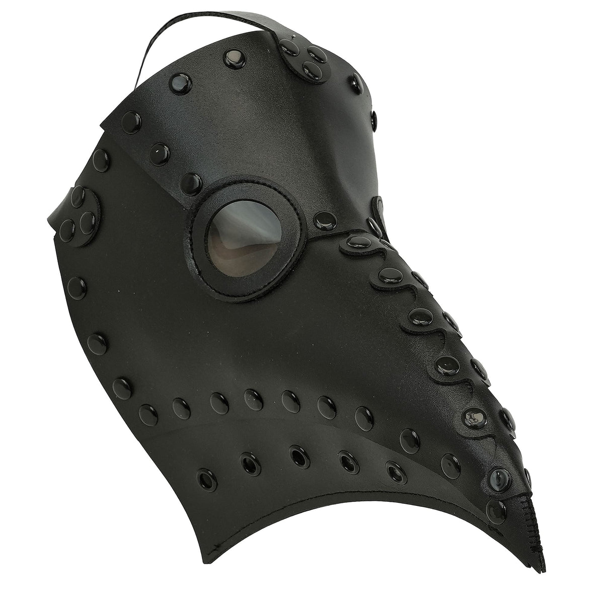 Masque Docteur De Pesta Eco-cuir Noir / masque Médecin De La Peste / Masque Docteur De La Plague / La maison Du Déguisement