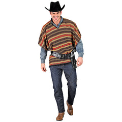 Déguisement Poncho Western Réversible / Costume Poncho Mexicain / La Maison Du Déguisement