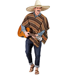 Déguisement Poncho Western Réversible / Costume Poncho Mexicain / La Maison Du Déguisement