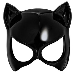 Masque De Chat Noir/ Loup Cat Woman / Loup Demi Visage Chat / La Maison Du Déguisement