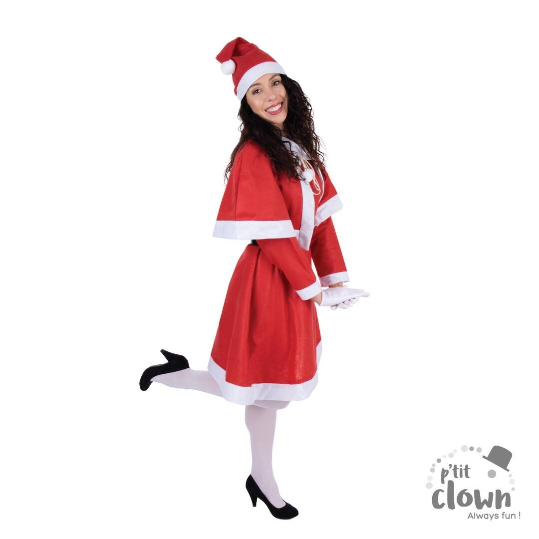 Déguisement Mère Noël Adulte One Size | Costume femme Noël| La Maison du Deguisement
