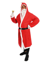Déguisement De Père Noël Manteau Rouge Adulte / Costume Robe Santa Claus économique / La Maison Du Déguisement