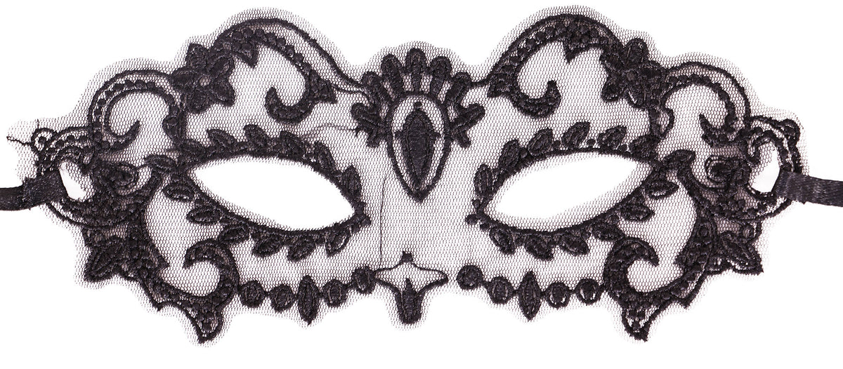 Loup Dentelle Noir BM / Masque en Dentelle Noire BM / Masque Pour Carnaval / La Maison Du Déguisement
