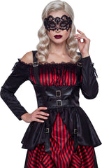 Loup Dentelle Noir BM / Masque en Dentelle Noire BM / Masque Pour Carnaval / La Maison Du Déguisement