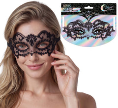 Loup Dentelle Noir BM / Masque en Dentelle Noire BM / Masque Pour Carnaval / La Maison Du Déguisement