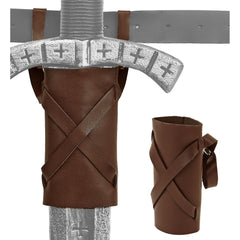 Étui Porte épée en simili cuir / Baudrier Marron / Porte-Épée en Simili Cuir Marron / La Maison Du Déguisement