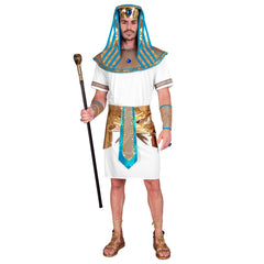Déguisement Pharaon Blanc / Costume Egyptien Blanc / La Maison Du Déguisement