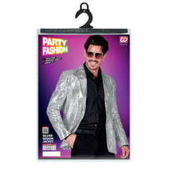 Déguisement Veste Party Fashion Argent / Veste sequins Argent luxe / La maison du déguisement (Copy)