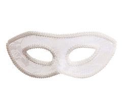 Loup Vénitien Dentelle Blanc / Masque Dentelle Blanc / La Maison Du Déguisement
