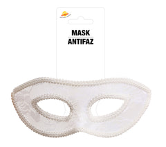 Loup Vénitien Dentelle Blanc / Masque Dentelle Blanc / La Maison Du Déguisement