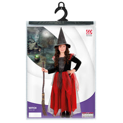 Déguisement Sorcière Félicia Rouge Fille / Costume Sorcière Rouge Enfant / La Maison Du Déguisement