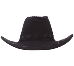 Chapeau Cowboy Noir / Chapeau Western Noir / Chapeau Cow boy Noir / La Maison du Déguisement