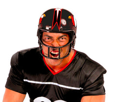 Casque de football américain Noir / Casque Football USA, États-Unis Noir / La Maison Du Déguisement