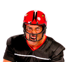 Casque de Football Américain Rouge / Casque Football USA, États-Unis Rouge / La Maison Du Déguisement