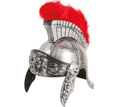 Casque Romain avec Plumes Argent / Casque Spartiate / La Maison Du Déguisement