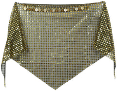 Bandana Belly Dance / Foulard Pitonisa Avec Pièces De Monnaie / Bandana Gitane / La Maison Du Déguisement