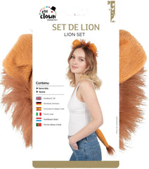 Set De Lion / Kit De Lion / Ensemble d’accessoires Déguisement Lion / La Maison Du Déguisement