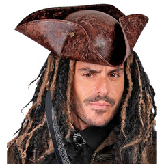 Chapeau Pirate Marron / Chapeau Tricorne Marron / Chapeau Pirate Tricorne / La Maison Du Déguisement
