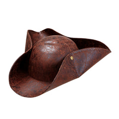 Chapeau Pirate Marron / Chapeau Tricorne Marron / Chapeau Pirate Tricorne / La Maison Du Déguisement