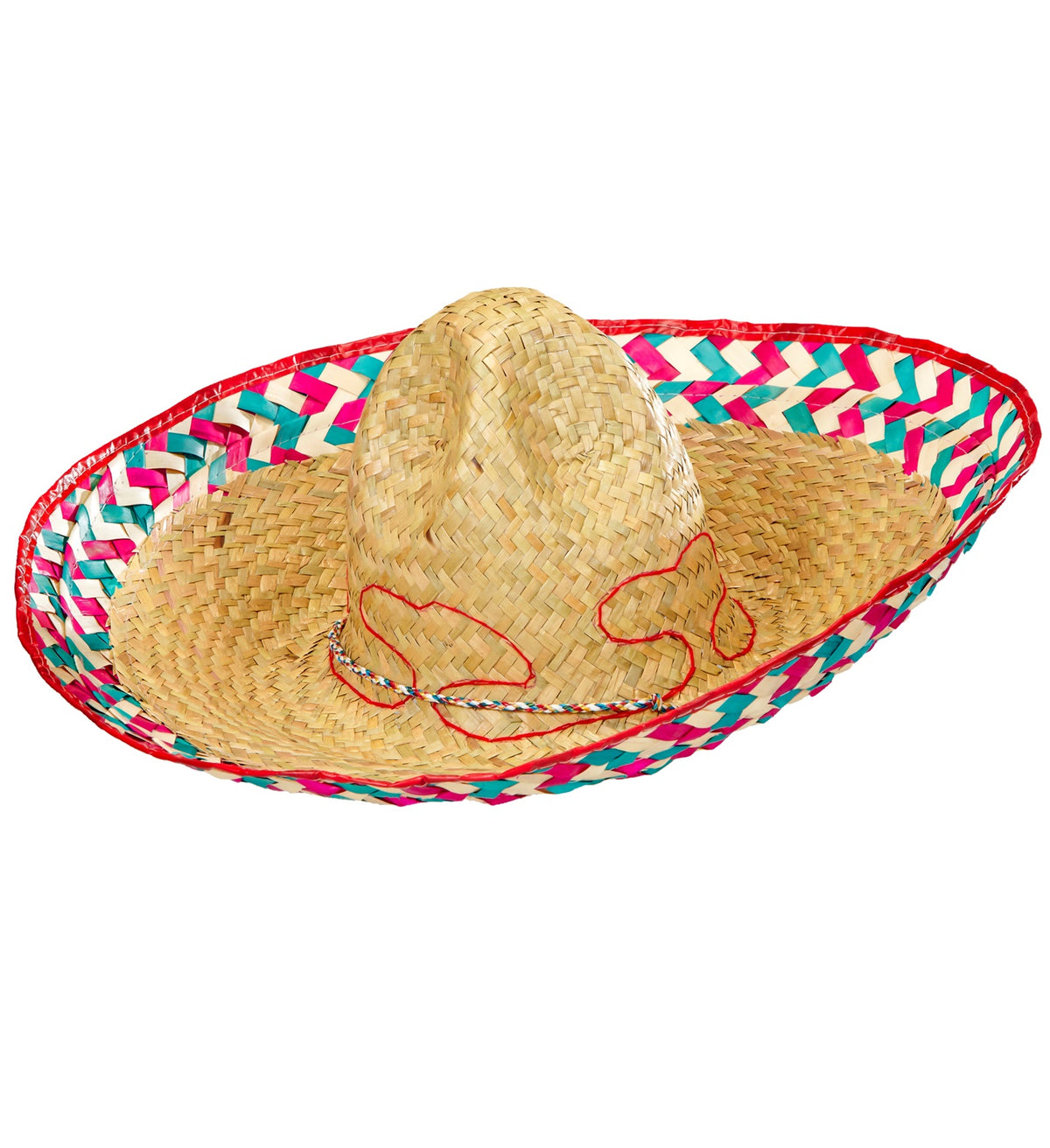 Sombrero Paille Naturelle / Sombrero en Paille Mexicain / La Maison Du Déguisement