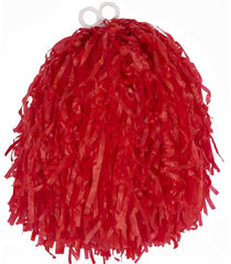 Pompon Rouge De Cheerleader / Pom Pom Rouge Luxe / La Maison Du Déguisement