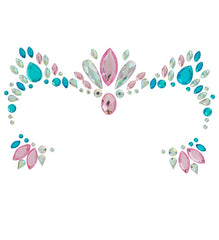 Strass Autocollant Pour Le Visage Licorne / Bijoux Paillettes Autocollantes Licorne / La Maison Du Déguisement