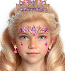 Strass Autocollant Pour Le Visage Princesse / Bijoux Paillettes Autocollantes Princesse / La Maison Du Déguisement