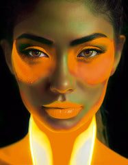 Tube Maquillage Fluo Orange / Fard Maquillage Néon Orange / La Maison Du Déguisement
