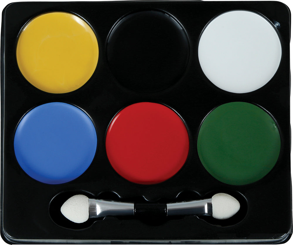 Palette assortie 6 couleurs / Palette De Maquillage / Kit Maquillage / La Maison Du Déguisement