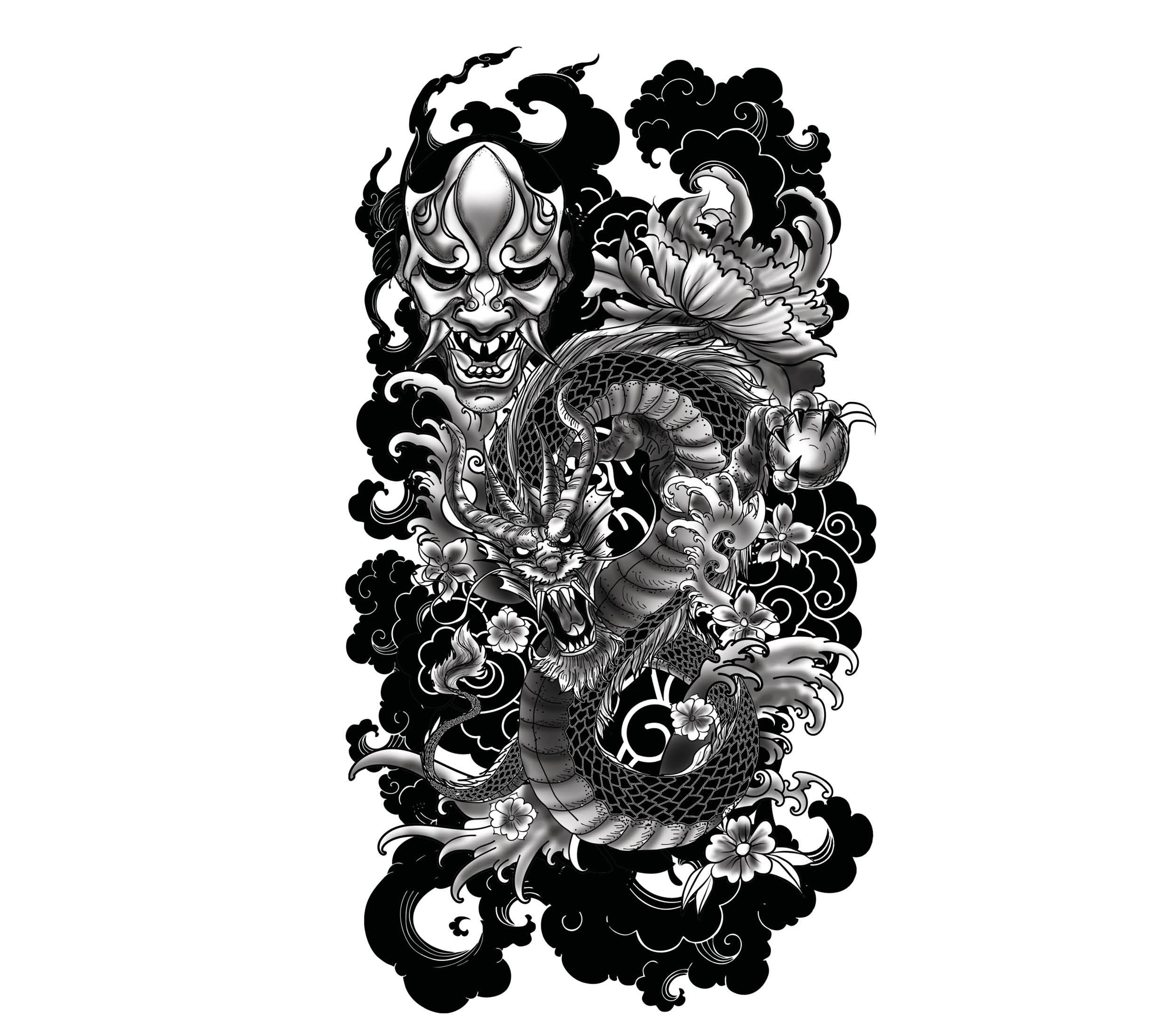 Faux Tatouage Dragon / La Maison Du Déguisement