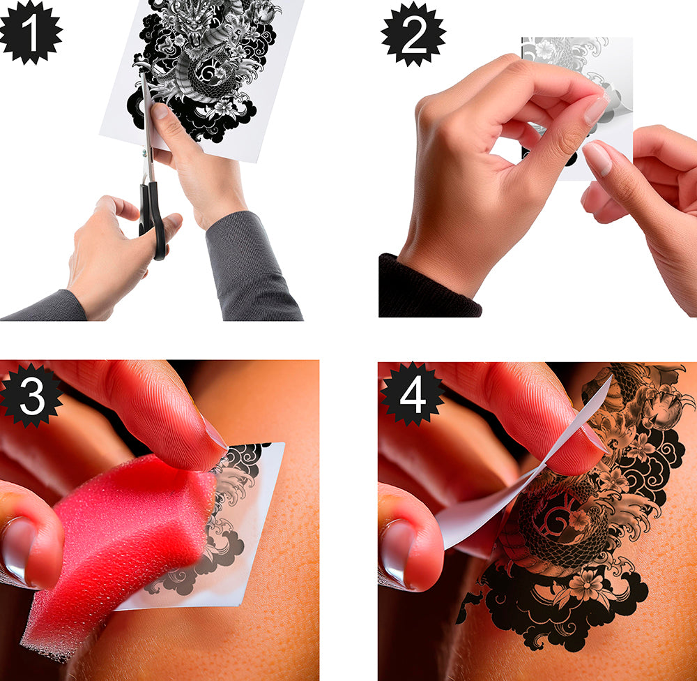 Faux Tatouage Dragon / La Maison Du Déguisement