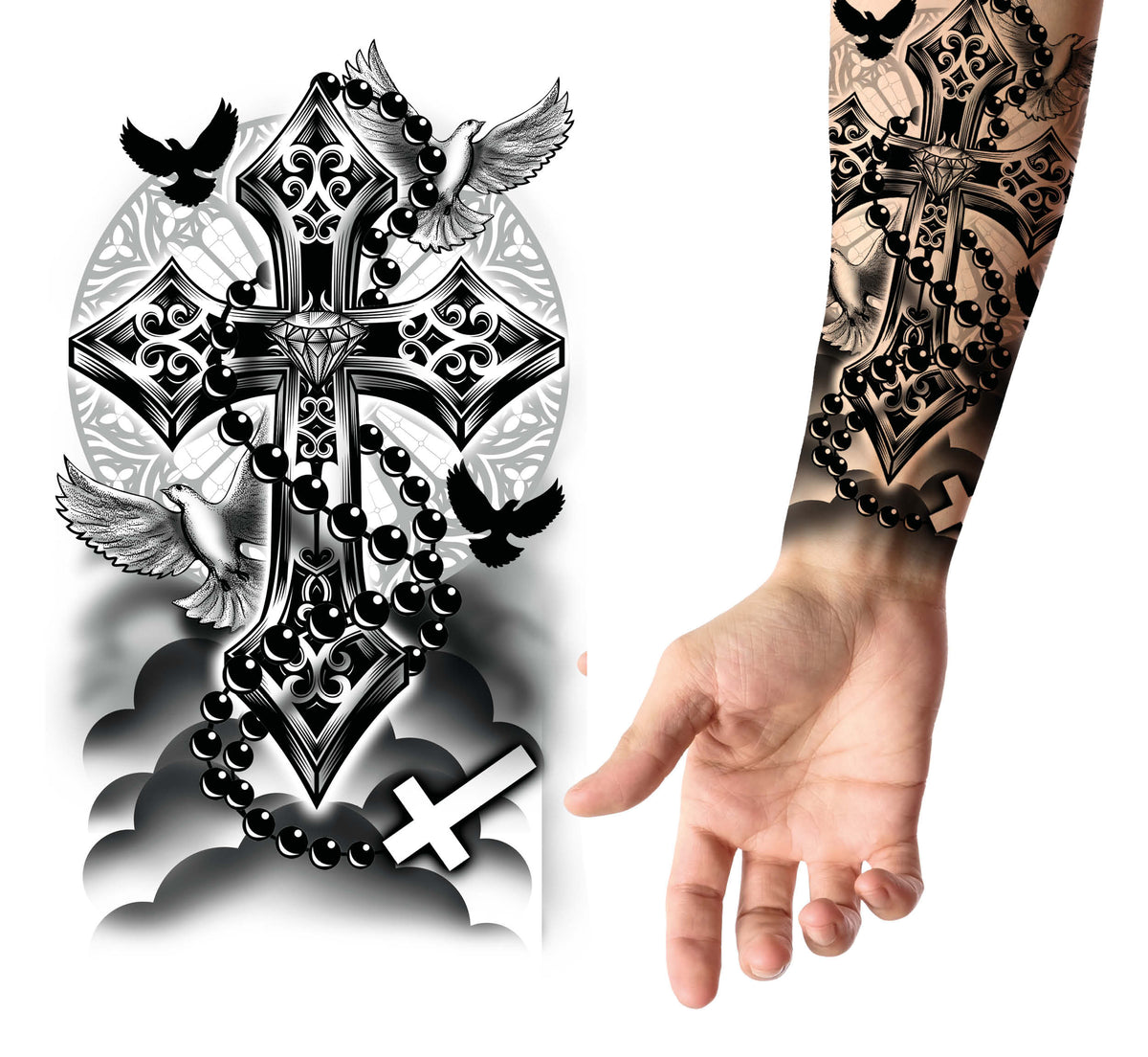 Faux Tatouage Croix / La Maison Du Déguisement