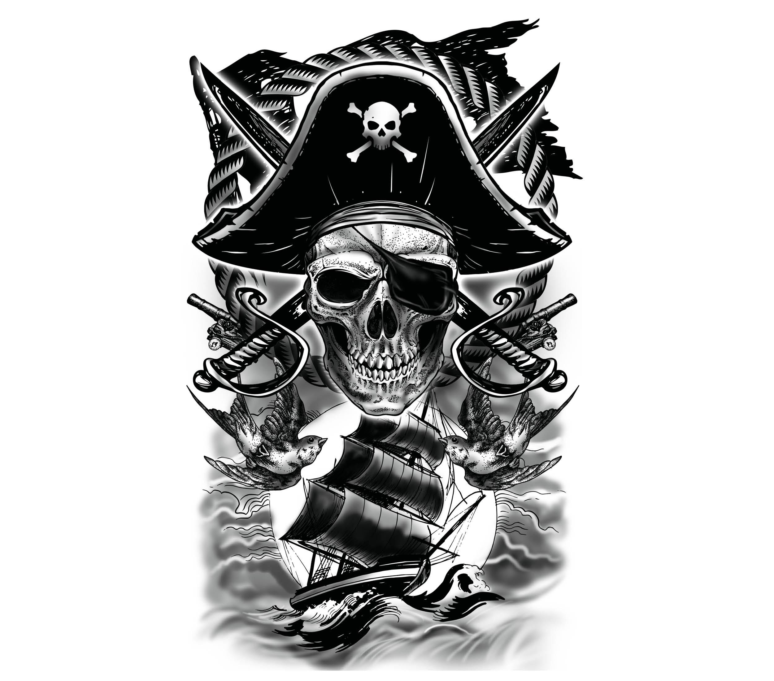 Faux Tatouage Pirate / La Maison Du Déguisement