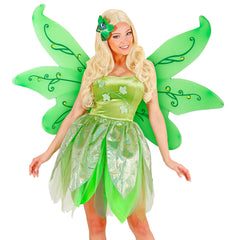 Ailes De Fée Vert GM / Maxi Ailes Vertes Avec Gammes / La Maison Du Déguisement