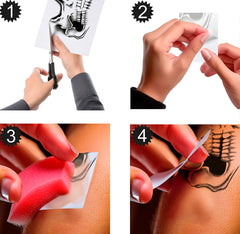 Tatouage Catrina / Tatouage Jour Des Morts / La Maison Du Déguisement