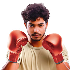 Paire Gants De Boxe Rouge / Gants de Boxeur / La Maison Du Déguisement