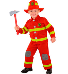 Déguisement Pompier Rouge Enfant / Costume Pompier Rouge Enfant / La Maison Du Déguisement