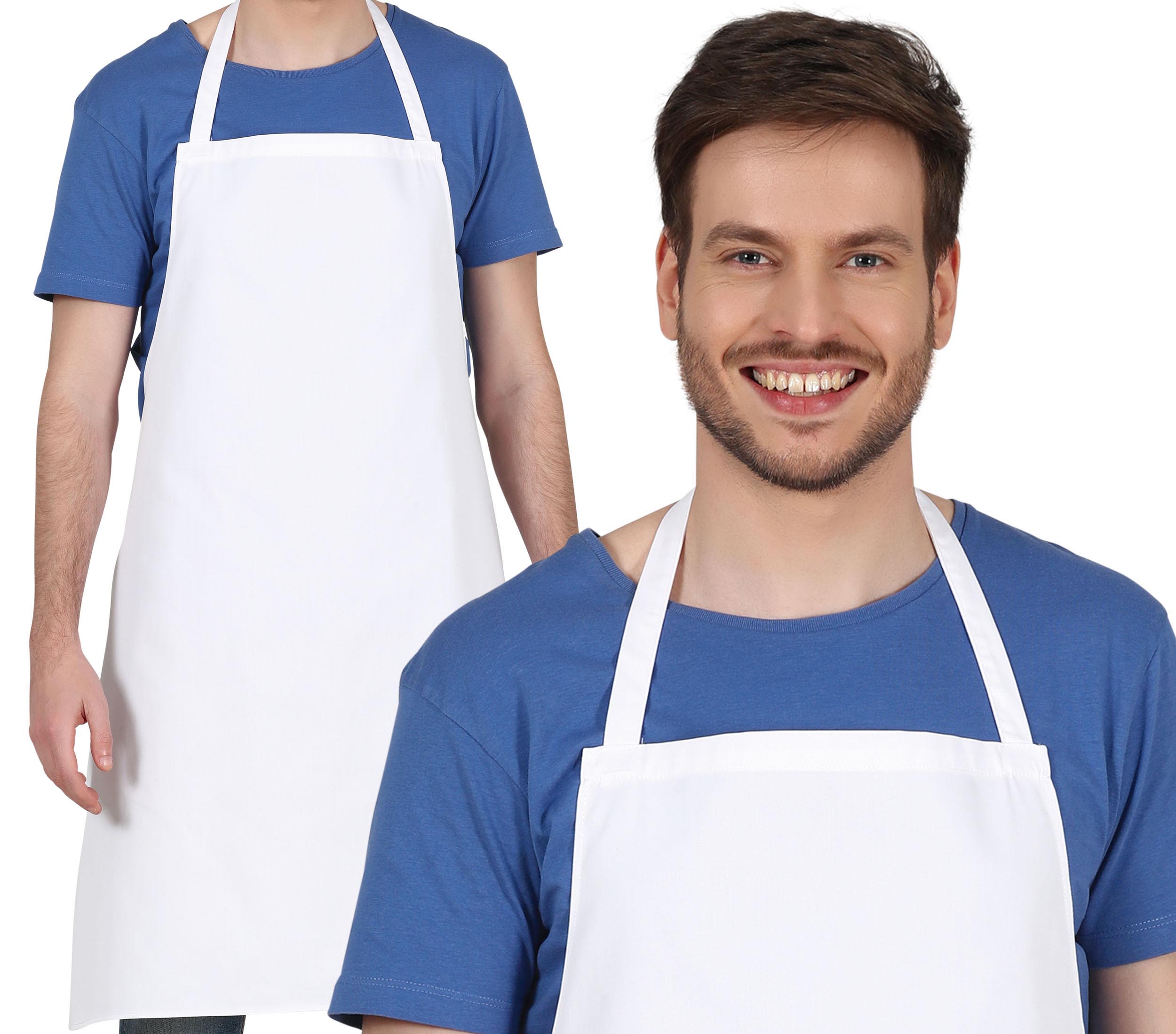 Tablier De Chef Cuisinier / Tablier Blanc / La Maison Du Déguisement