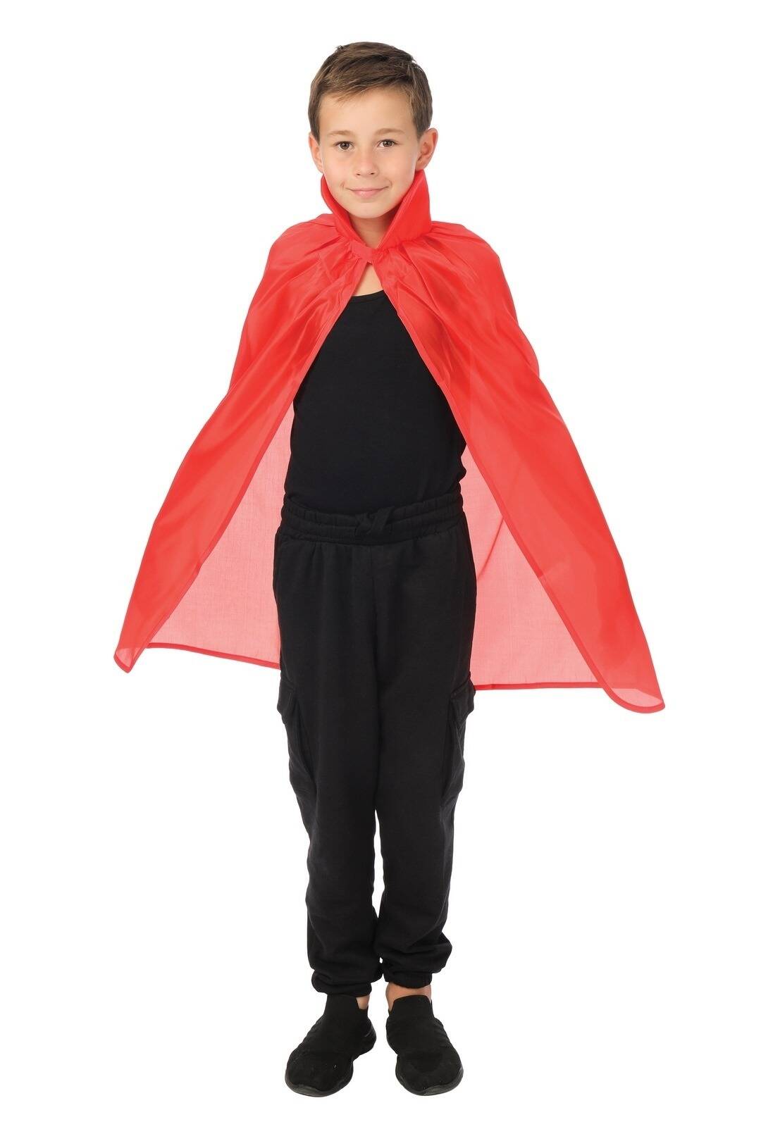 Cape Rouge Enfant / Cape Rouge avec Col Enfant / La Maison Du déguisement