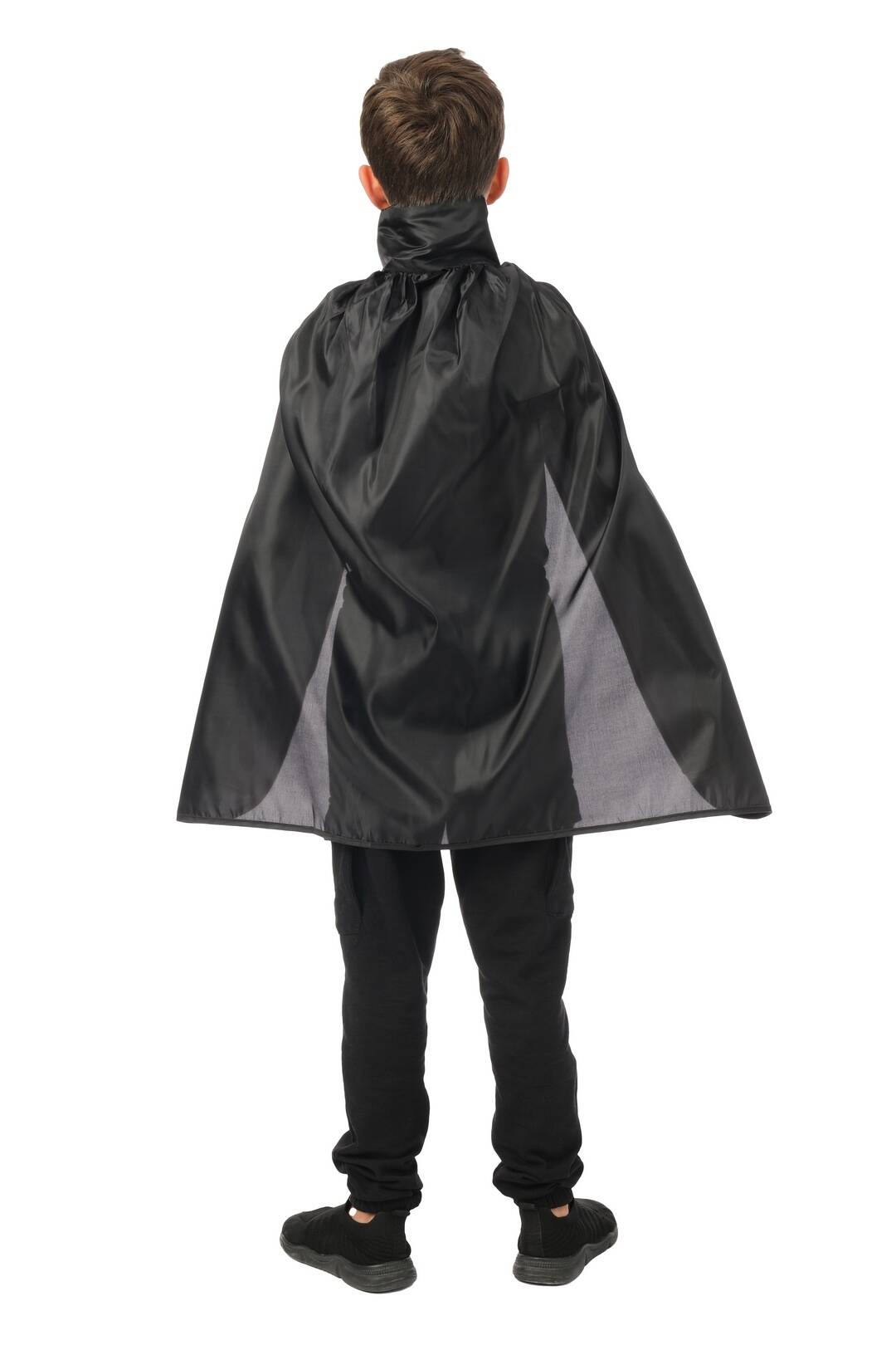 Cape Noir Enfant / Cape Noire avec Col Enfant / La Maison Du déguisement